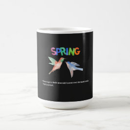 Taza De Café El Despertar: Un Tributo Visual a la Primavera