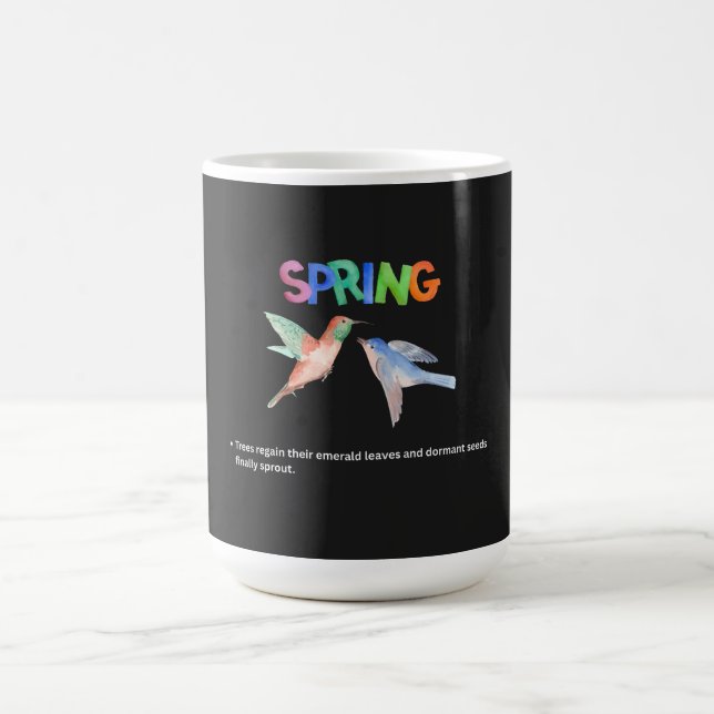 Taza De Café El Despertar: Un Tributo Visual a la Primavera (Centro)
