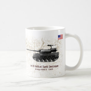Taza De Café El Destructor-tanque del tanque de la bruja M-18
