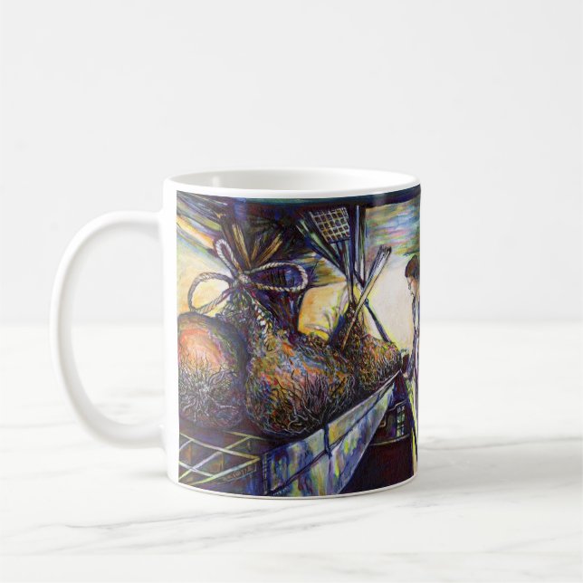 Taza De Café El devastador destino de la vida (Izquierda)