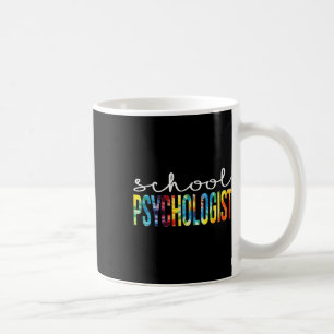 Taza De Café El Día De Apreciación Del Psicólogo Tie Dye De Vue