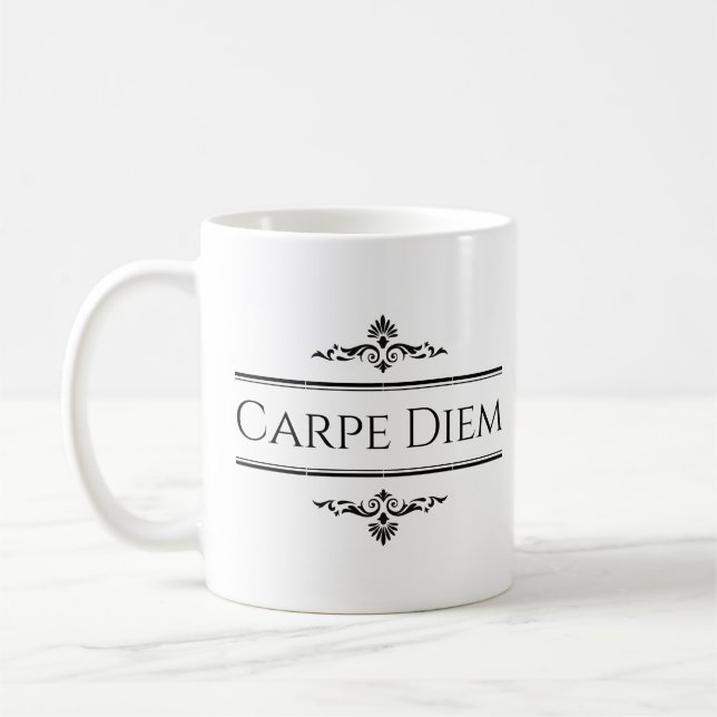 Taza De Café El día de la Diem Carpe (Izquierda)