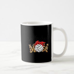 Taza De Café El día de la madre del voleibol, leopardo, se burl