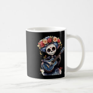 Taza De Café El Día De Los Muertos Inspiró Catrina Sugar Skull