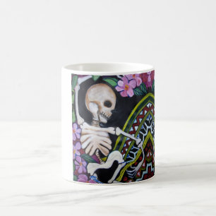 TAZA DE CAFÉ EL DIA DE LOS MUERTOS PRANCHING