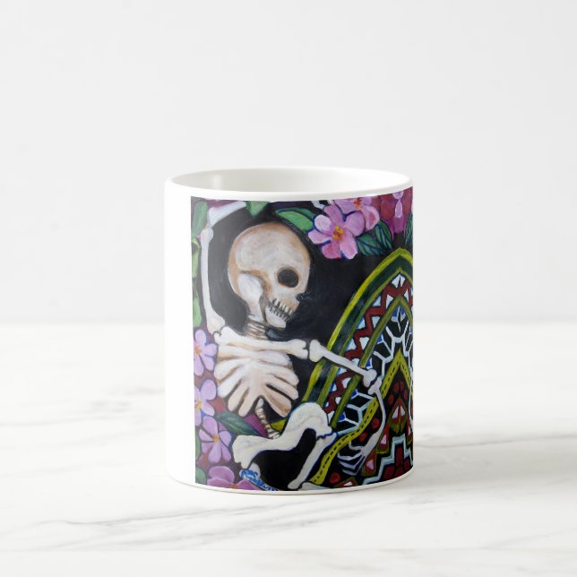TAZA DE CAFÉ EL DIA DE LOS MUERTOS PRANCHING (Centro)
