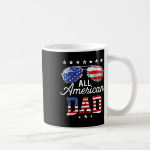 Taza De Café El Día De Los Padres Del 4 De Julio De Todos Los E