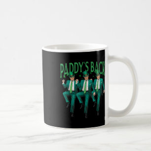 Taza De Café El día de los pájaros de vuelta bailando Trump