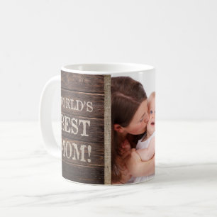 Taza De Café El día de madre de encargo de la foto de la mejor