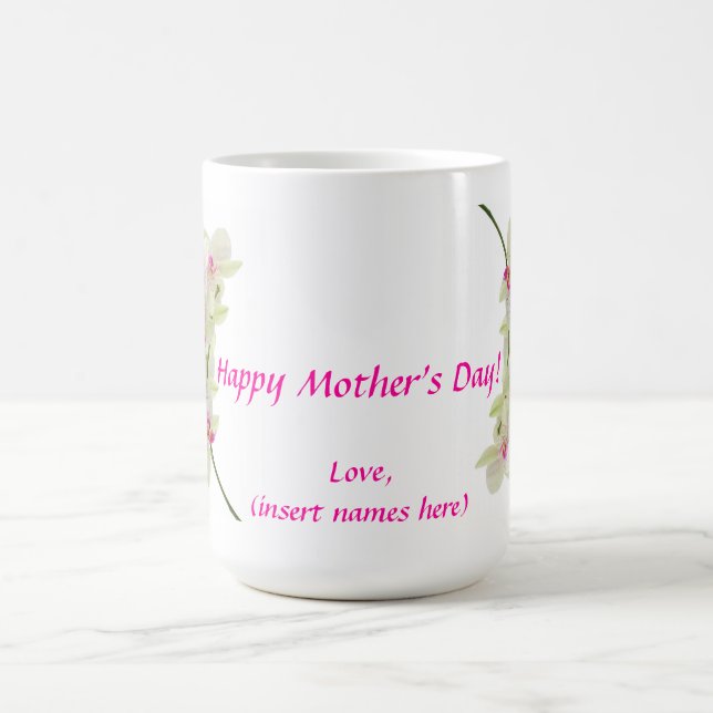 Taza De Café El día de madre feliz (Centro)