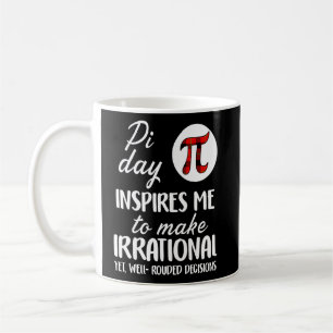 Taza De Café El Día De Pi Me Inspira Matemáticas Lo