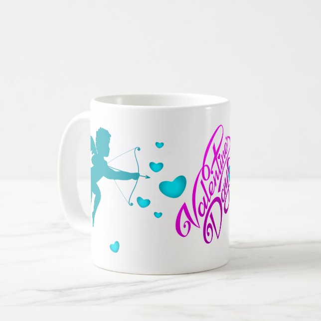 Taza De Café El día de San Valentín (Anverso izquierdo)