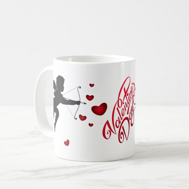 Taza De Café El día de San Valentín (Anverso izquierdo)