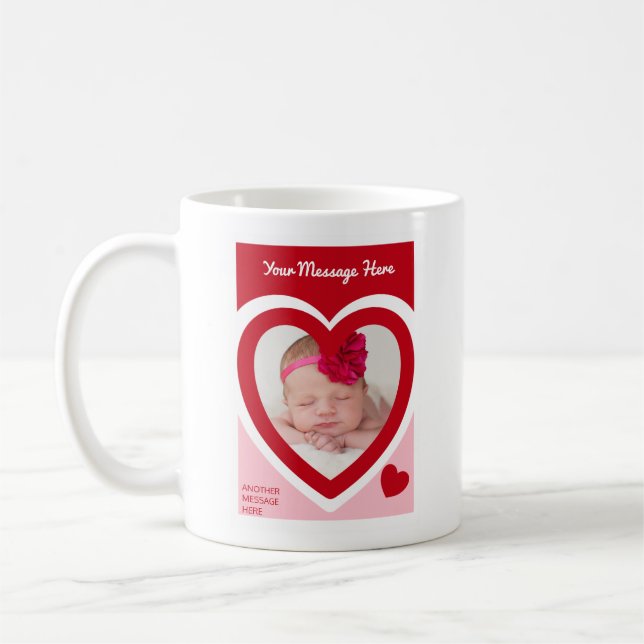 Taza De Café El día de San Valentín Candy Hearts Box Personaliz (Izquierda)