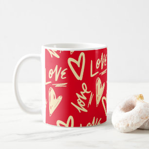 Taza De Café El día de San Valentín Cute Love Hearts
