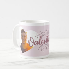 Taza De Café El día de San Valentín feliz del corazón de múltip