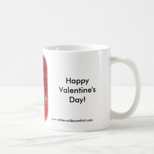 Taza De Café El día de San Valentín feliz Rattie