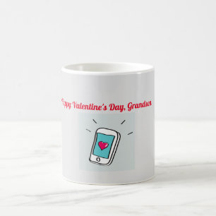 Taza De Café El día de San Valentín Grandson Coffee Mug