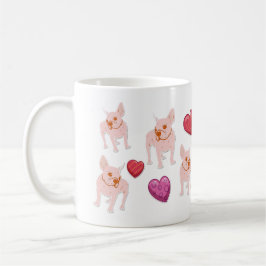 Taza De Café El día de San Valentín lindo Bulldog inglés Lover 