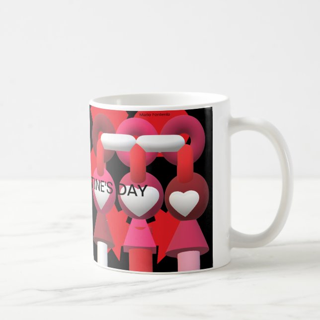 Taza De Café El día de San Valentín mug (Derecha)