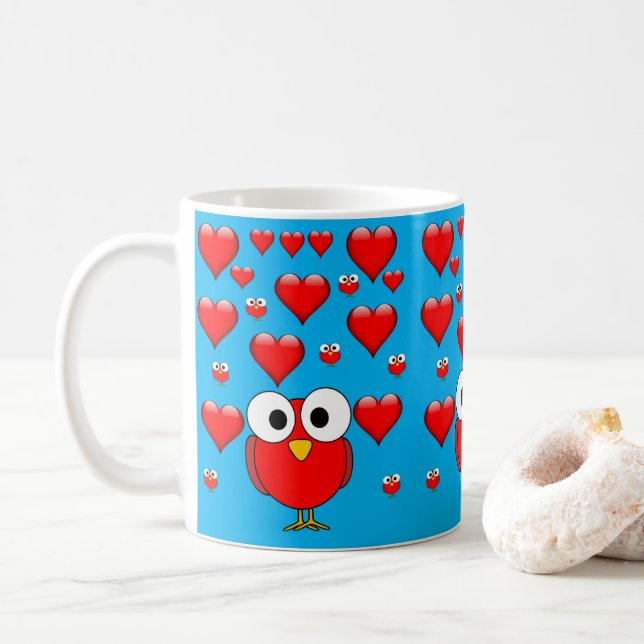 Taza De Café El día de San Valentín Mug Mugs (Con donut)