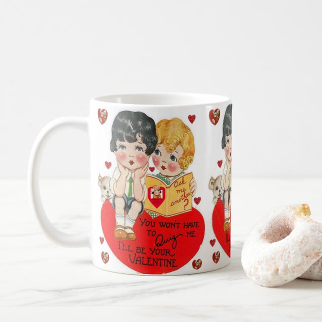 Taza De Café El día de San Valentín Mug Mugs (Con donut)