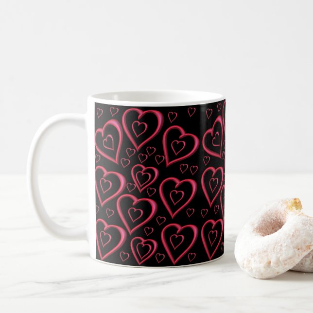 Taza De Café El día de San Valentín Mug Mugs (Con donut)