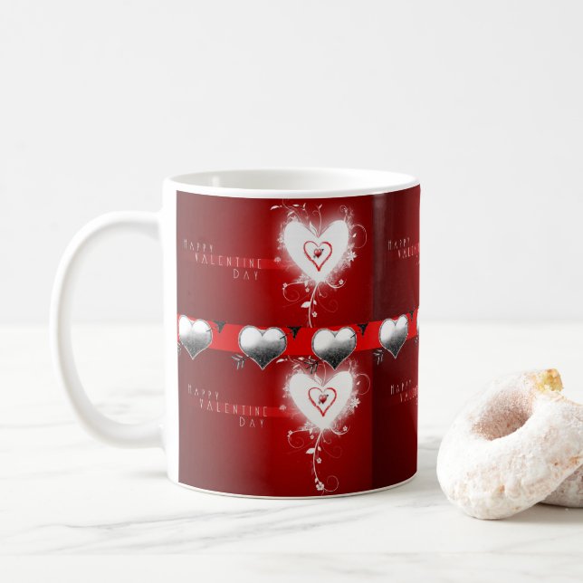 Taza De Café El día de San Valentín Mug Mugs (Con donut)