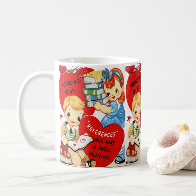 Taza De Café El día de San Valentín Mug Mugs (Con donut)