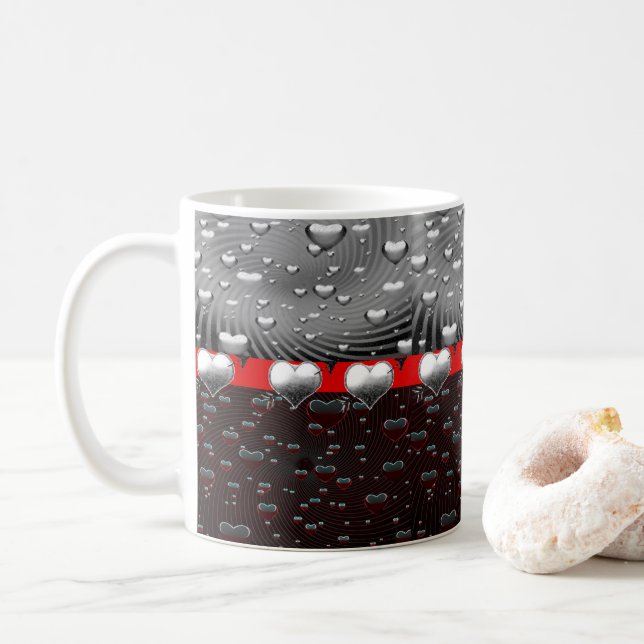 Taza De Café El día de San Valentín Mug Mugs (Con donut)