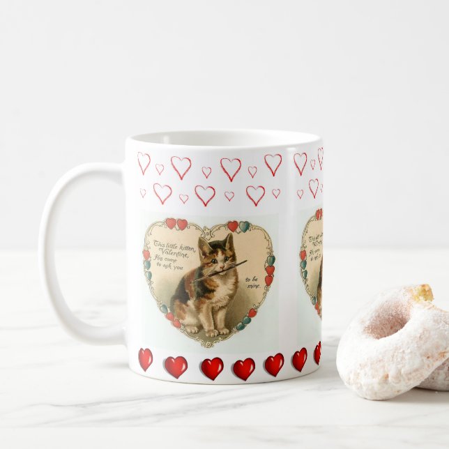 Taza De Café El día de San Valentín Mug Mugs (Con donut)