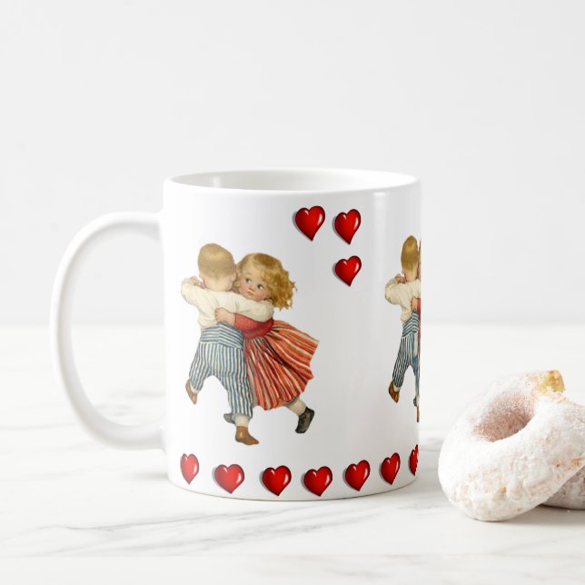 Taza De Café El día de San Valentín Mug Mugs (Con donut)