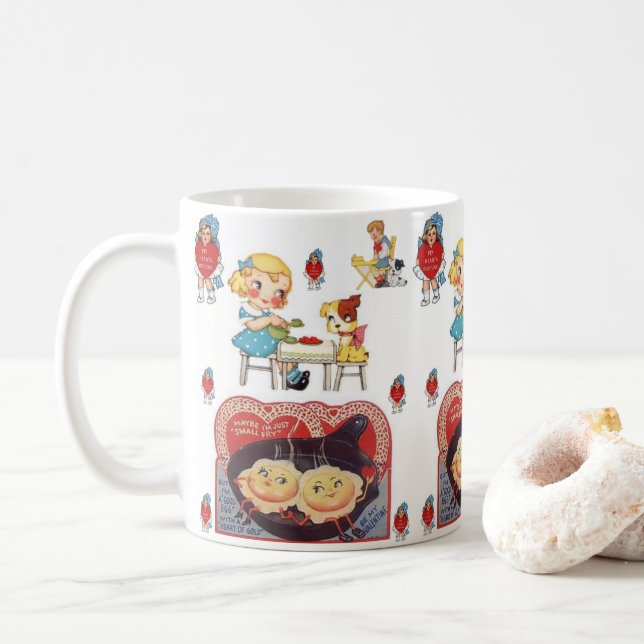 Taza De Café El día de San Valentín Mug Mugs (Con donut)