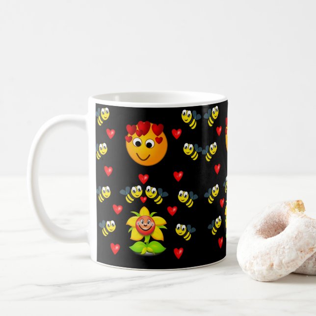 Taza De Café El día de San Valentín Mug Mugs (Con donut)