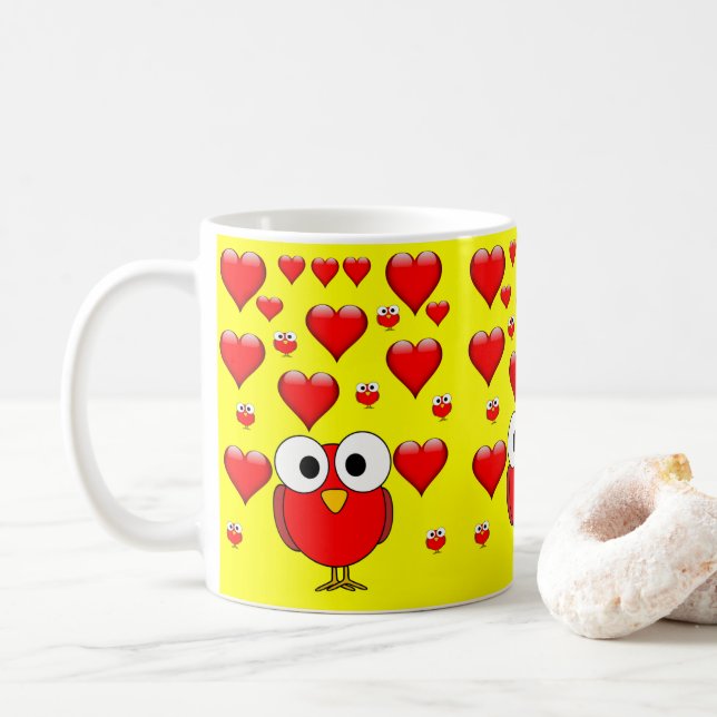 Taza De Café El día de San Valentín Mug Mugs (Con donut)