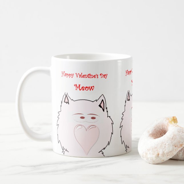 Taza De Café El día de San Valentín Mug Mugs (Con donut)