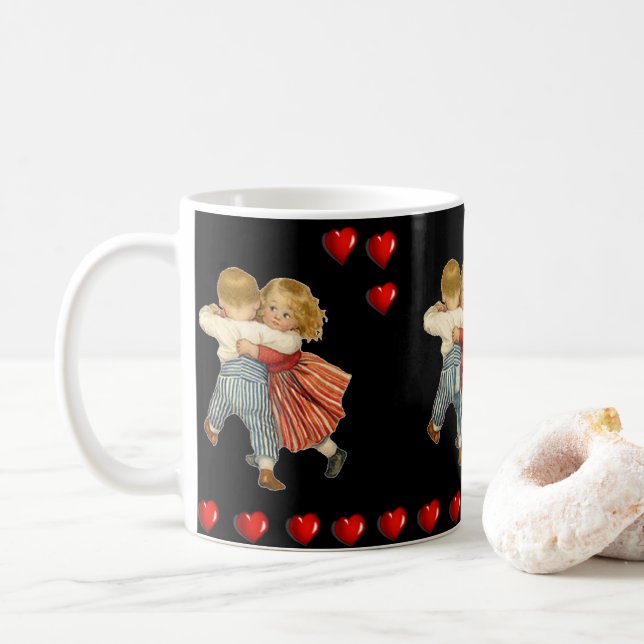 Taza De Café El día de San Valentín Mug Mugs (Con donut)