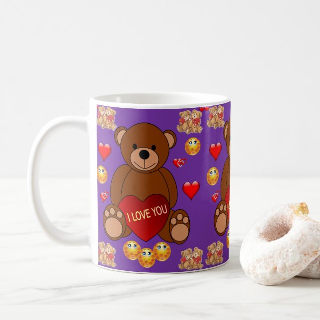 Taza De Café El día de San Valentín Mug Mugs (Con donut)