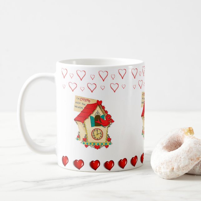 Taza De Café El día de San Valentín Mug Mugs (Con donut)
