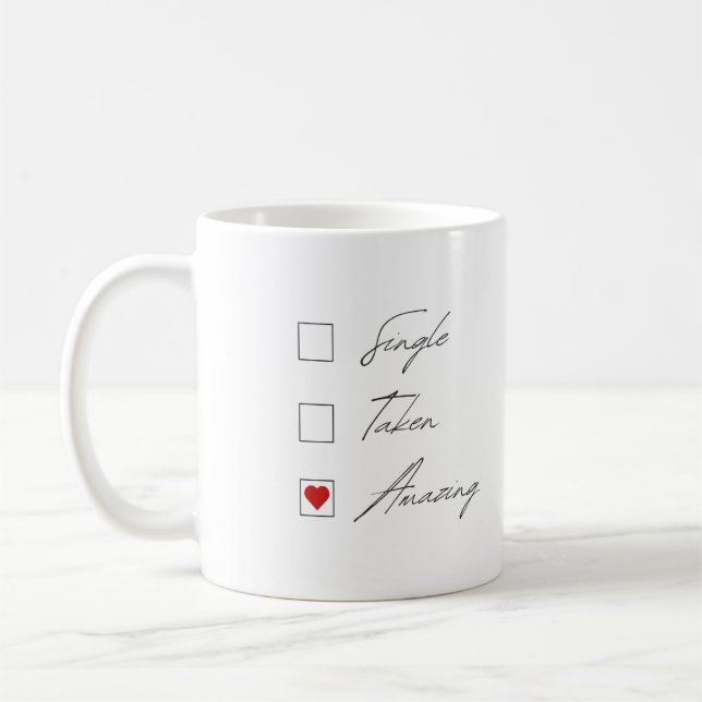 Taza De Café El día de San Valentín Mug - Regalo de estatus de  (Izquierda)