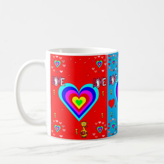 Taza De Café El día de San Valentín Mugs (Izquierda)