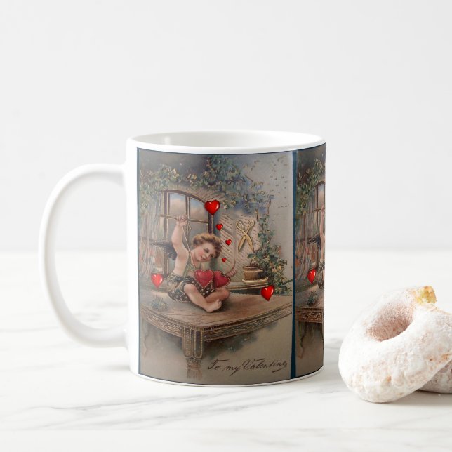 Taza De Café El día de San Valentín Mugs (Con donut)