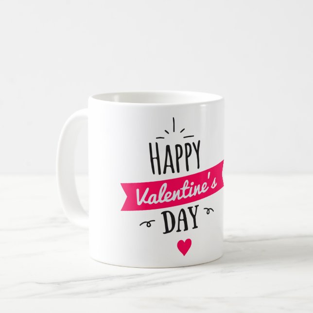 Taza De Café El día de San Valentín Mugs (Anverso izquierdo)