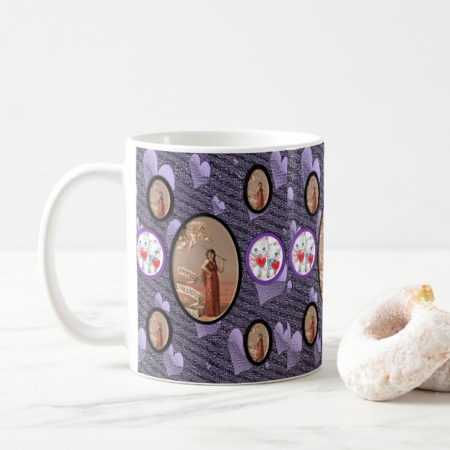 Taza De Café El día de San Valentín Mugs (Con donut)