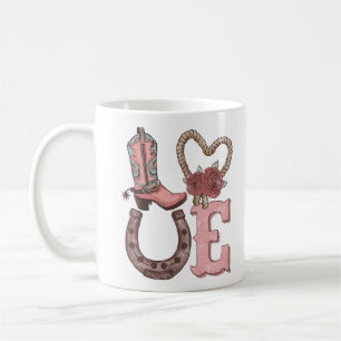 Taza De Café El día de San Valentín Occidental Amor