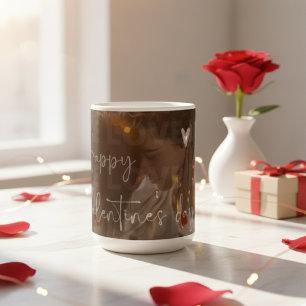 Taza De Café El día de San Valentín personalizado Foto de parej