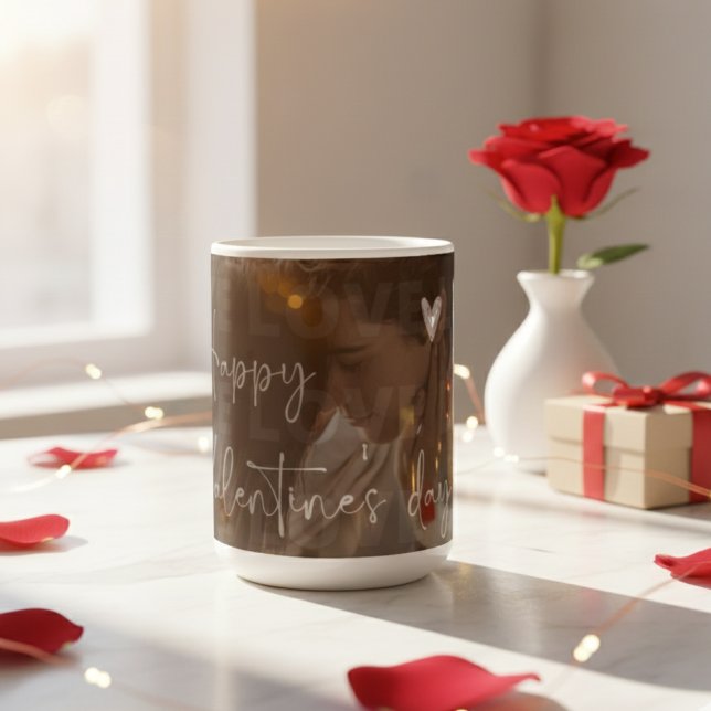 Taza De Café El día de San Valentín personalizado Foto de parej (Subido por el creador)