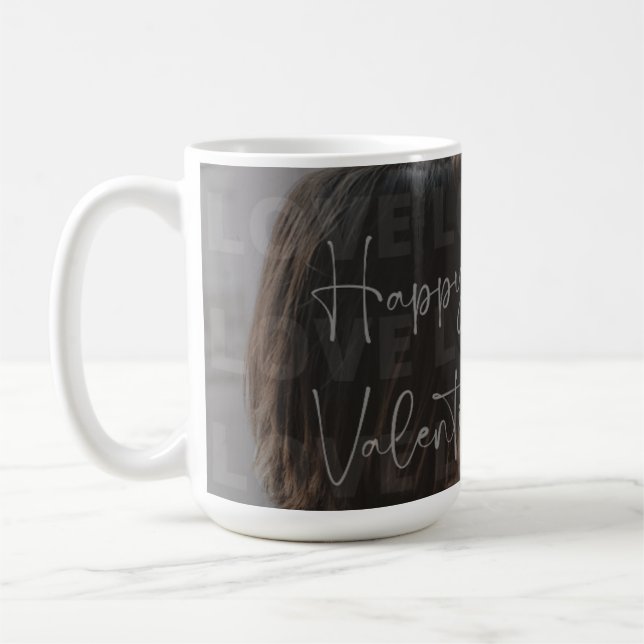 Taza De Café El día de San Valentín personalizado Foto de parej (Izquierda)