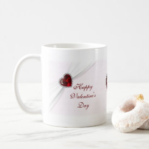 Taza De Café El día de San Valentín rosa Ruby Mug