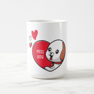 Taza De Café El día de San Valentín, señorita.